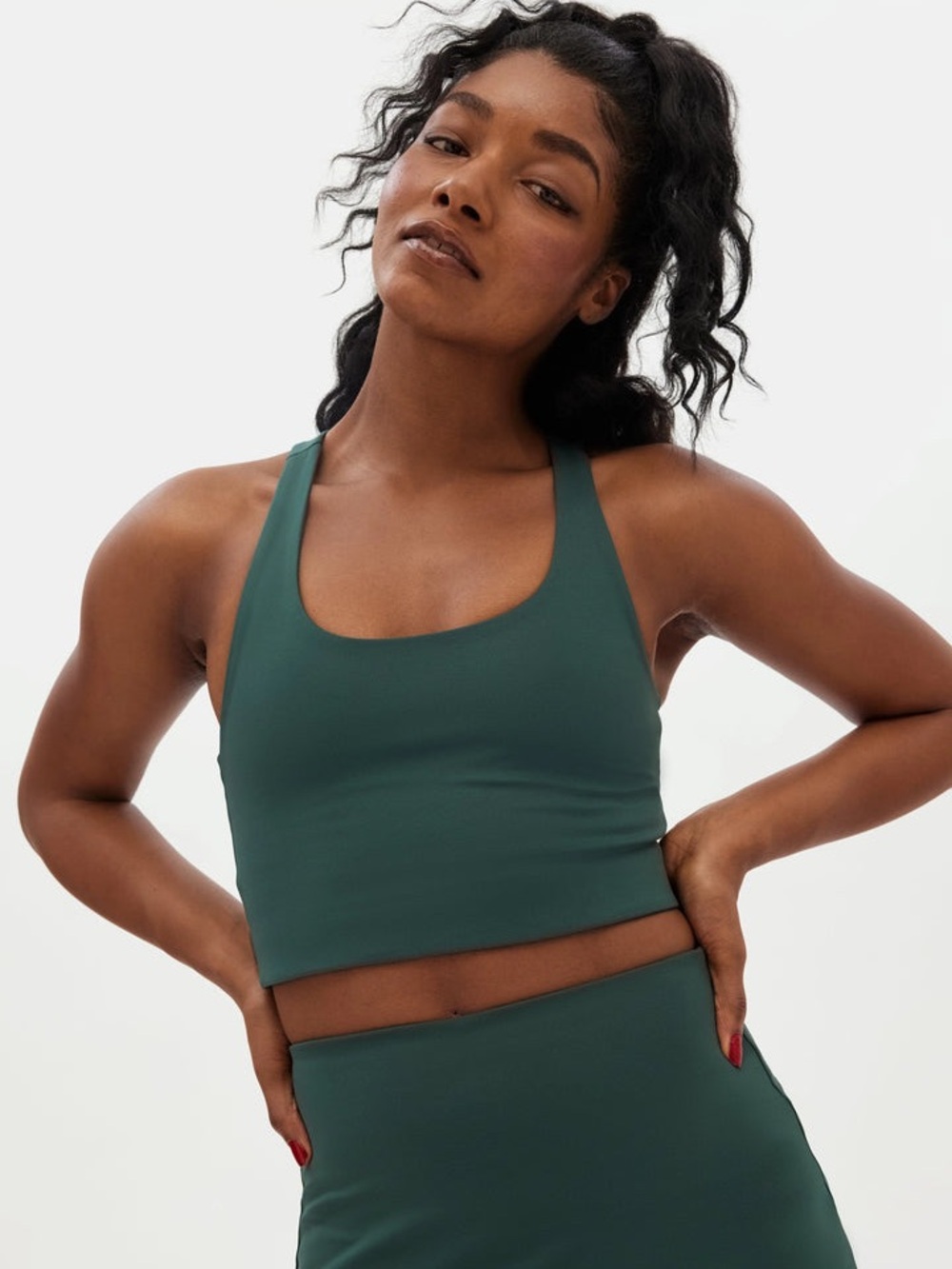 2 Piece Gym Set in Moss